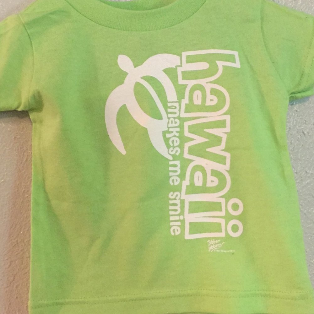3/$15🐶  INFANT TEE HAWAII MAKES ME SMILE W/TURTLE